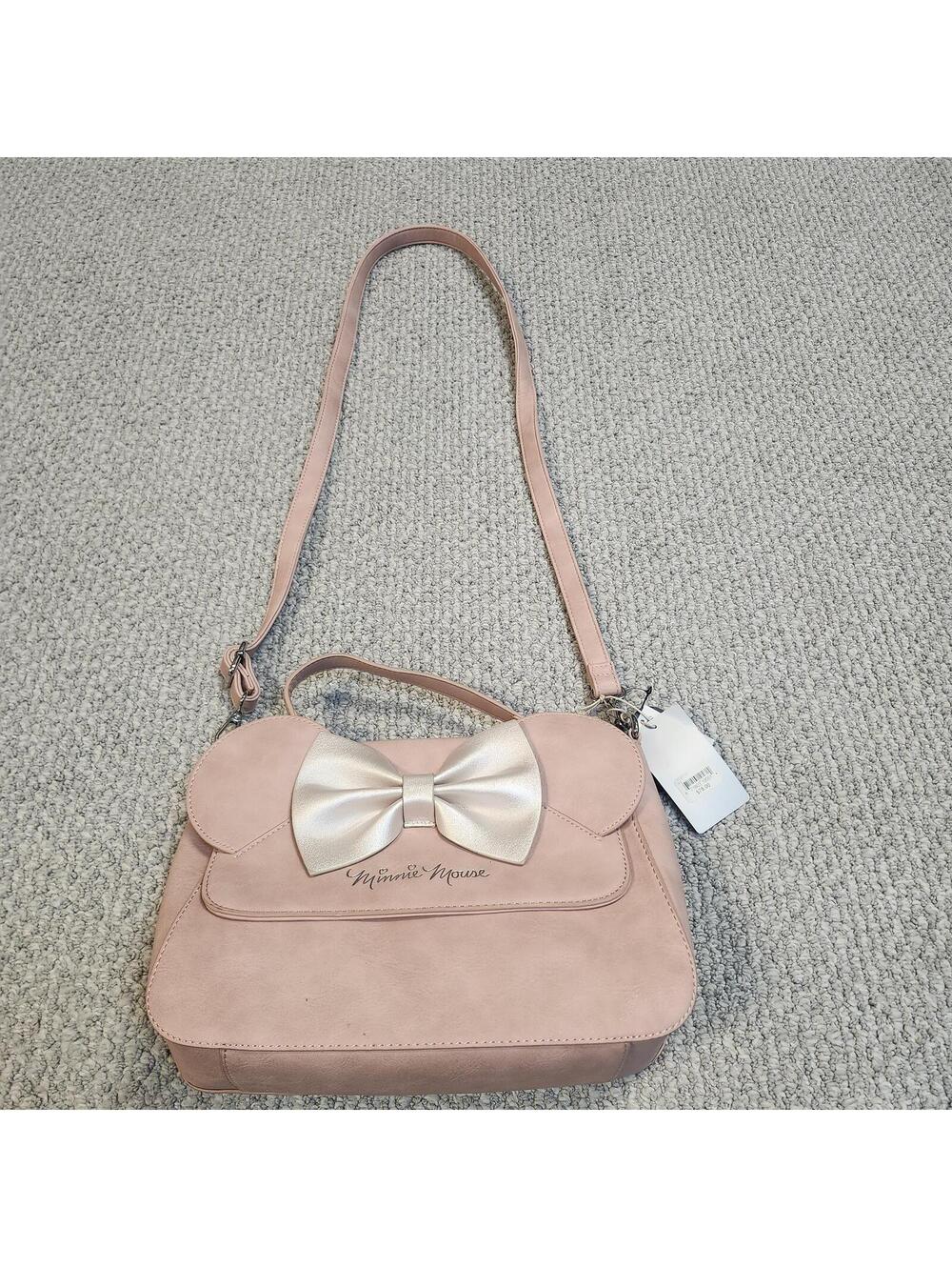 Loungefly Minnie Mouse Pink Bow Crossbody Bag NWT